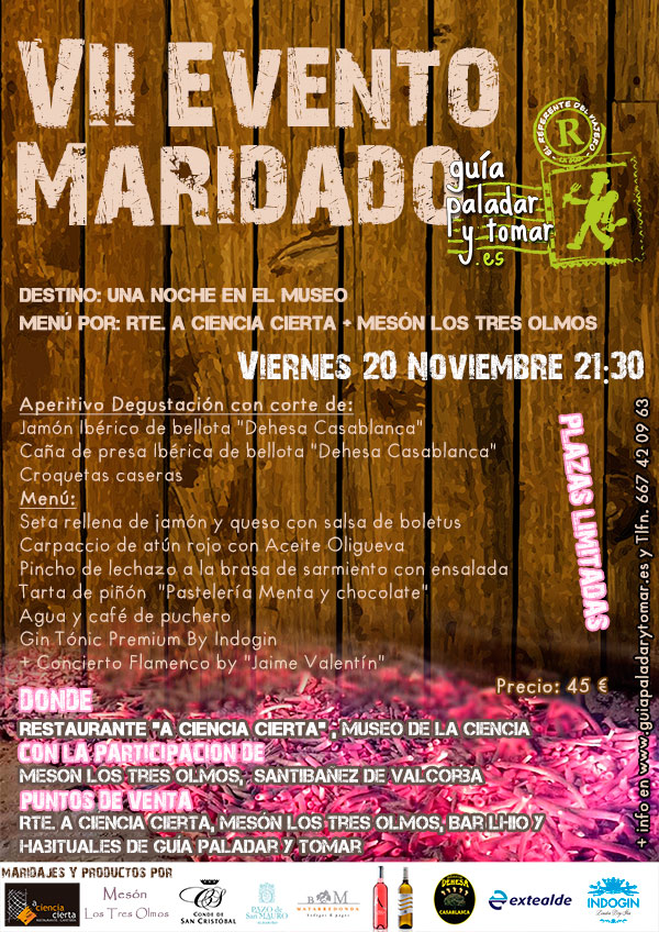 Vii Evento Maridado Gu A Paladar Y Tomar Gu A Paladar Y Tomar